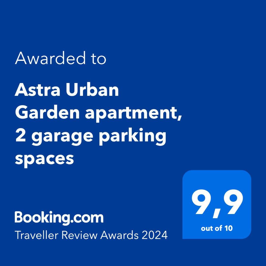 Astra Urban Garden Apartment, 2 Garage Parking Spaces Zagreb Exterior photo